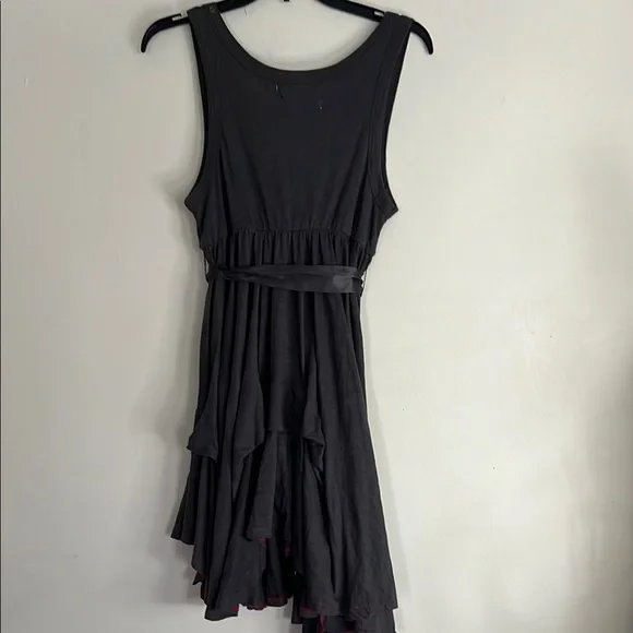 Buffalo David Bitton Gray Asymmetrical Wrap Sundress - Picture 15 of 15